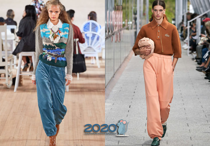 Брюки с манжетами - мода сезона весна-лето 2020