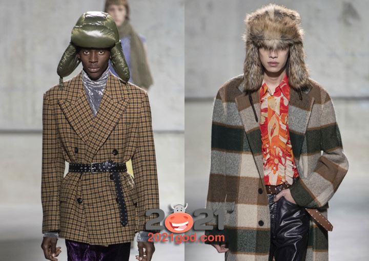 Шапки ушанки осень-зима 2020-2021 мужская мода