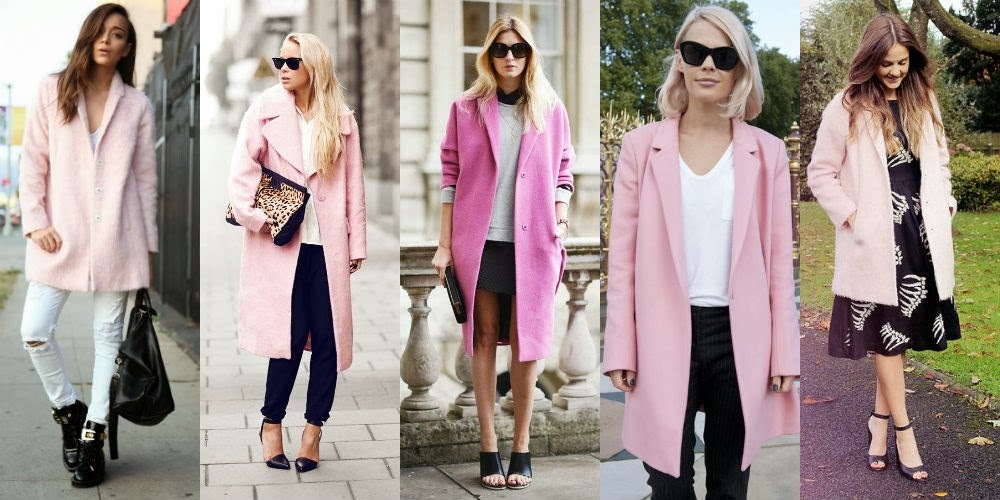 Выбор обуви к розовому пальто