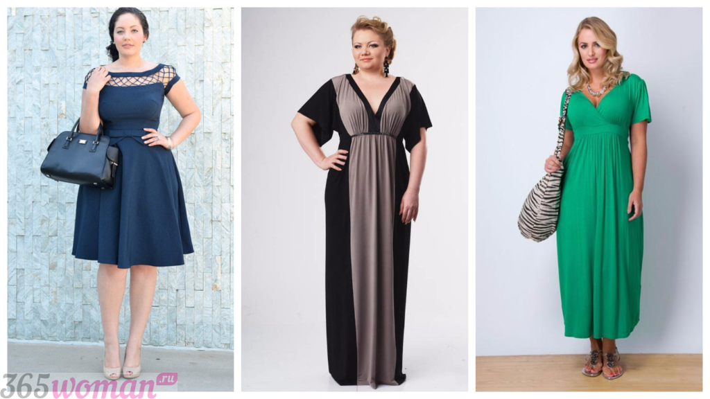 Мода для полных женщин весна-лето 2020: платья