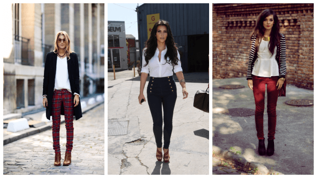 Модные женские брюки осень-зима 2019 2020: в клетку черные
