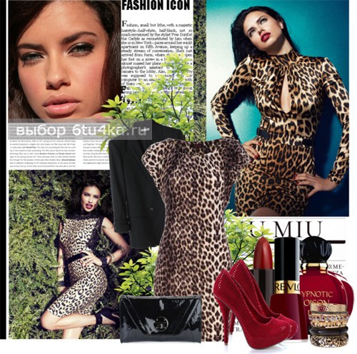 Классика леопардовое платье фото