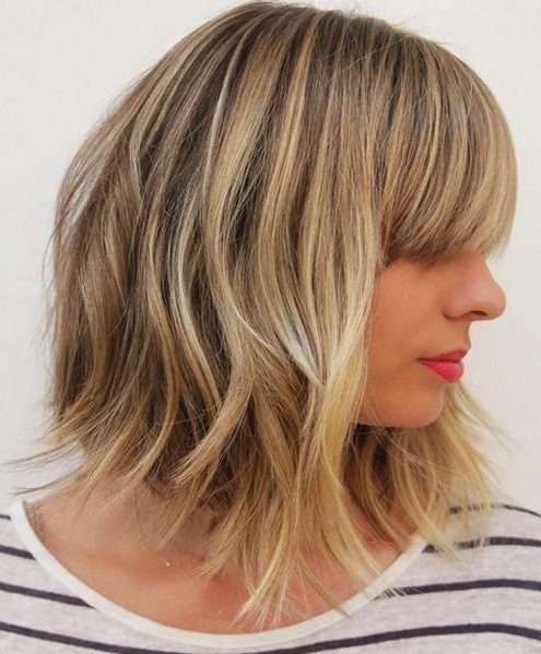 23 wavy hair style bangs