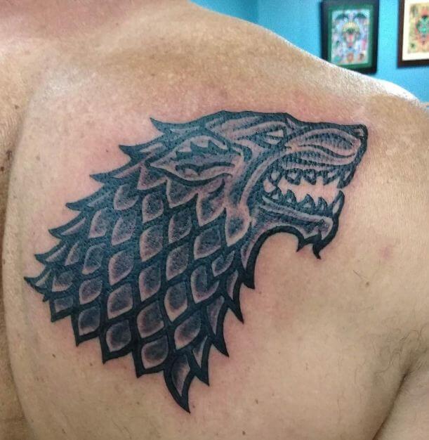 Dire Wolf Tattoo