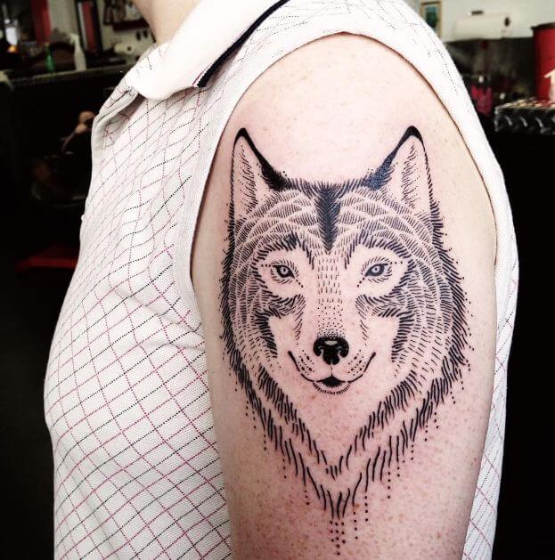 Wolf Tattoo Girls