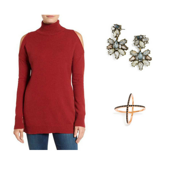 Sweater with Jewelry - Outfit #4