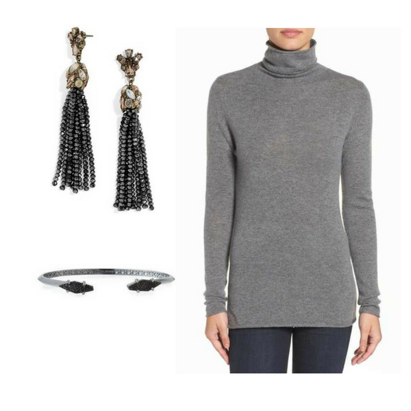 Sweater with Jewelry - Outfit #5