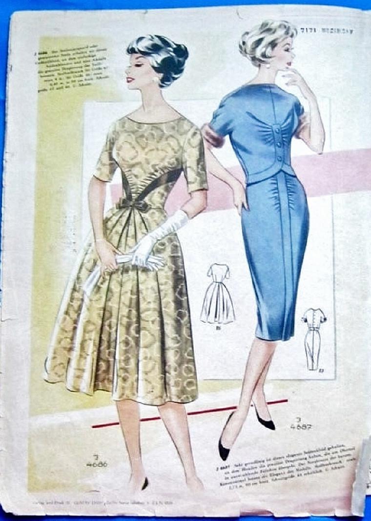 «По страницам Modenschau»: мода 50-х годов прошлого столетия, фото № 23