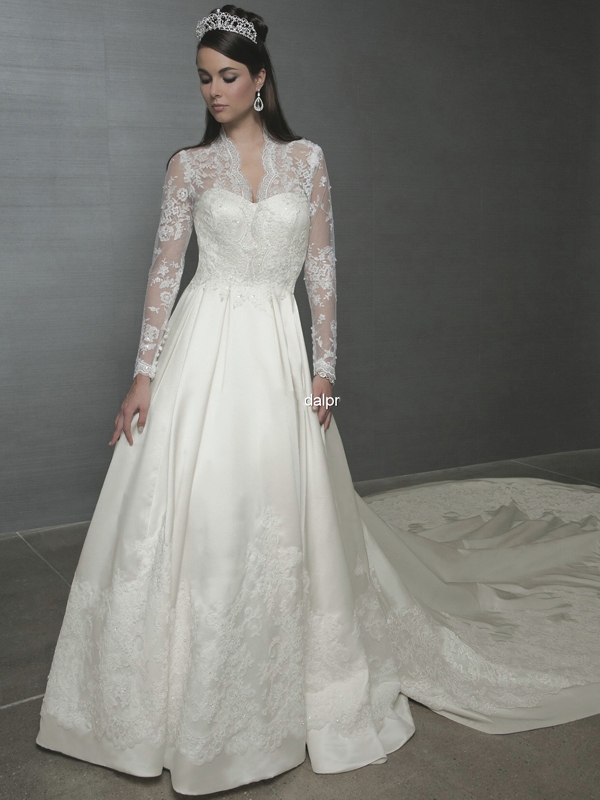 Идеальное кружевное свадебное платье, фото № 18