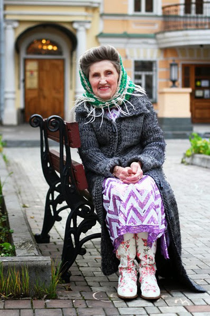 Стильные образы российских пенсионеров в проекте «Олдушка», фото № 26