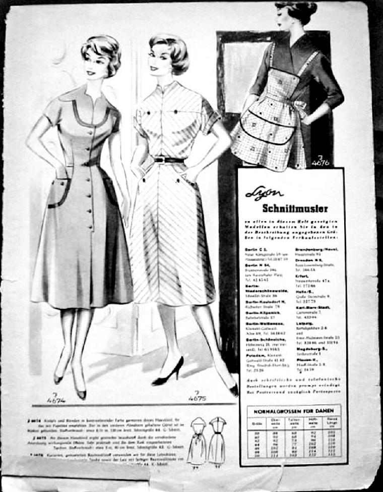 «По страницам Modenschau»: мода 50-х годов прошлого столетия, фото № 22