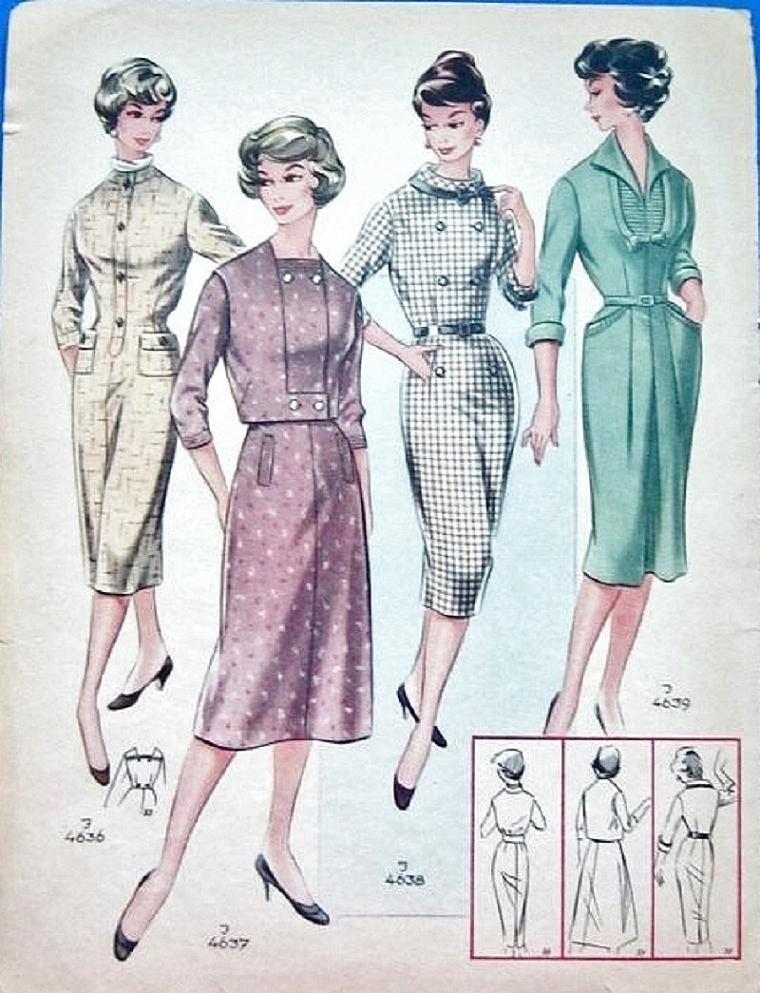 «По страницам Modenschau»: мода 50-х годов прошлого столетия, фото № 12