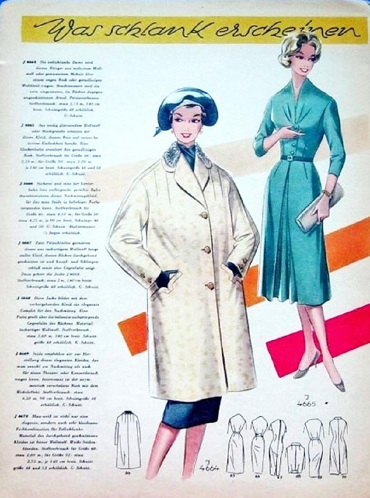 «По страницам Modenschau»: мода 50-х годов прошлого столетия, фото № 15