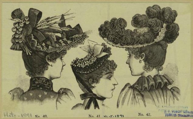 Женская шляпка XIX века. Море лент, цветов и фантазии, фото № 24
