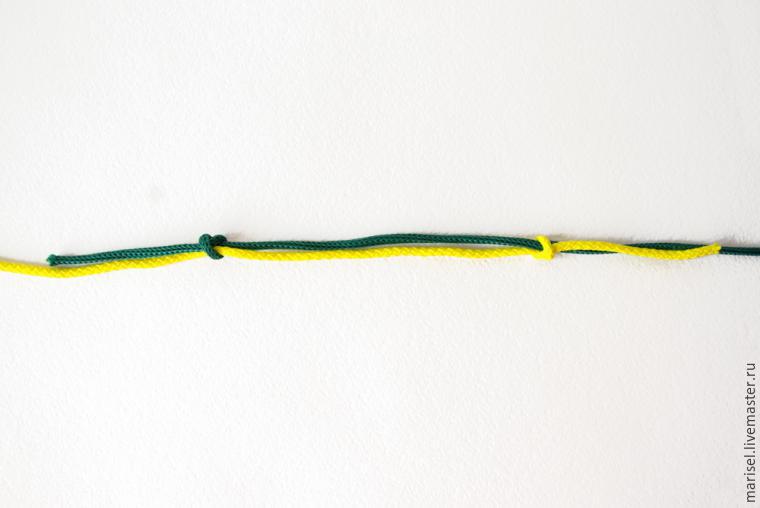 Как завязать ткацкий узел (шнур с регулируемой длиной), фото № 4