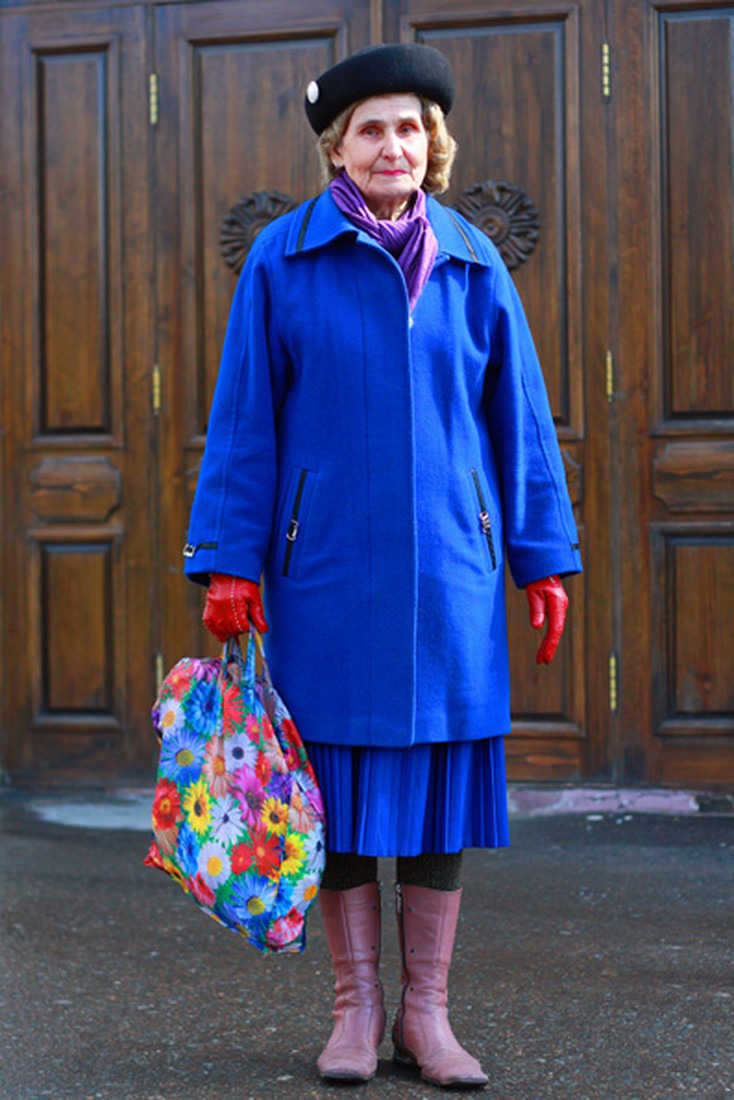 Стильные образы российских пенсионеров в проекте «Олдушка», фото № 29