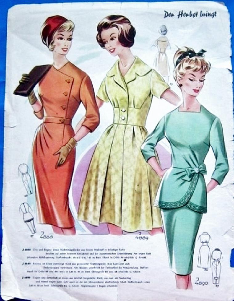 «По страницам Modenschau»: мода 50-х годов прошлого столетия, фото № 28
