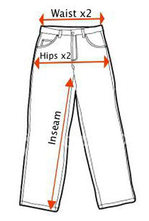 Снимаем мерки: таблица мужских размеров брюк, фото № 3