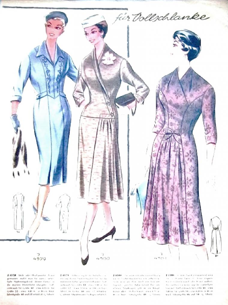 «По страницам Modenschau»: мода 50-х годов прошлого столетия, фото № 5