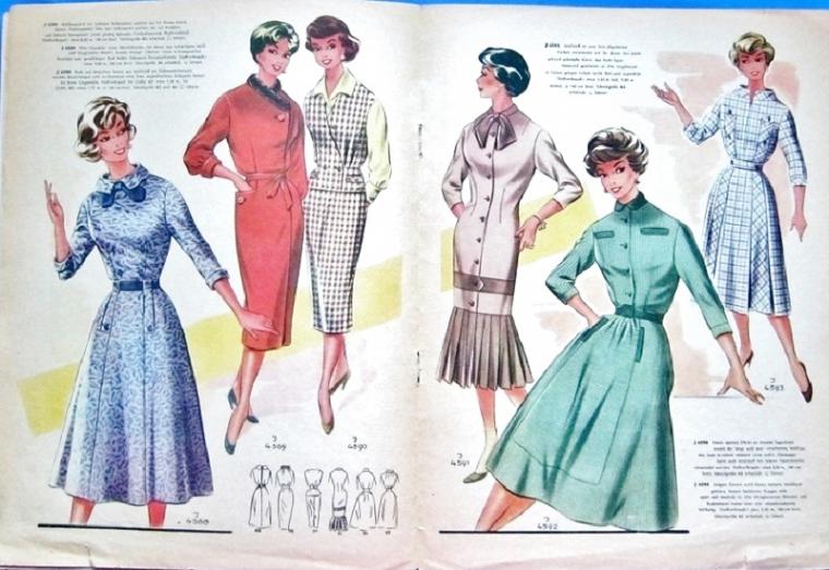 «По страницам Modenschau»: мода 50-х годов прошлого столетия, фото № 4