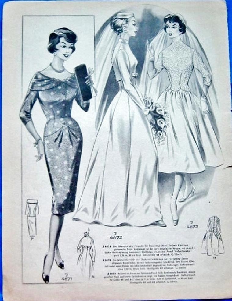 «По страницам Modenschau»: мода 50-х годов прошлого столетия, фото № 20