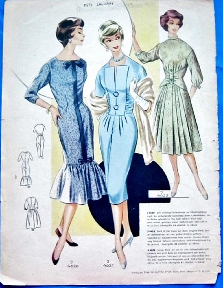 «По страницам Modenschau»: мода 50-х годов прошлого столетия, фото № 26
