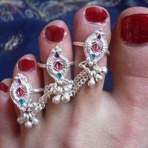 Кольца на пальцах ног для красоты и сексапильности, фото № 10