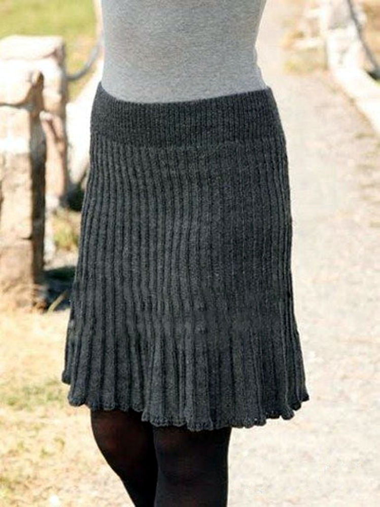 Вязаная юбка — юбка для смелых, фото № 32