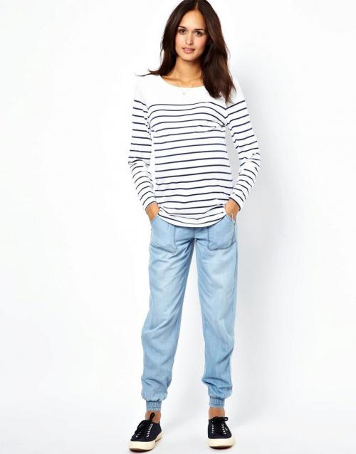 Как называются джинсы на резинке сверху. Как называются женские джинсы с резинкой внизу?