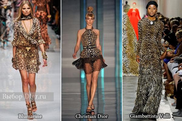 Платья от Blumarine, Christian Dior, Giambattista Valli