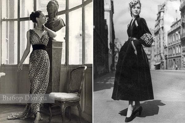 Платья Christian Dior 1947