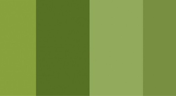 оттенки зеленого цвета палитра названия