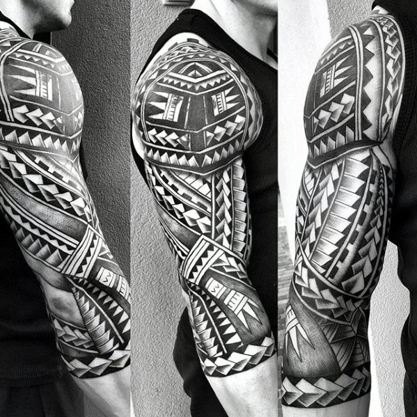 эскизы полинезийских татуировок