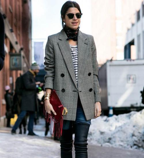 Женский серый пиджак с чем носить. C чем носить серый пиджак: современные образы 14