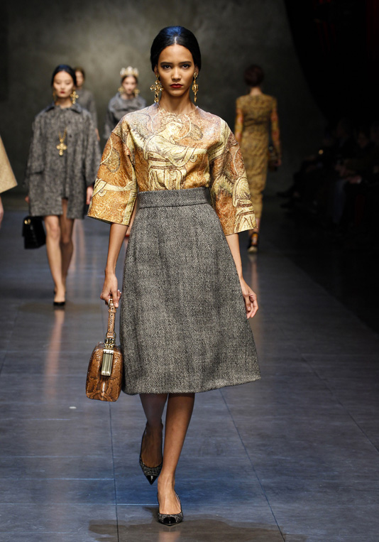 Женская коллекция Dolce&Gabbana FW14