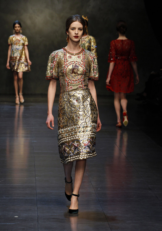 Женская коллекция Dolce&Gabbana FW14