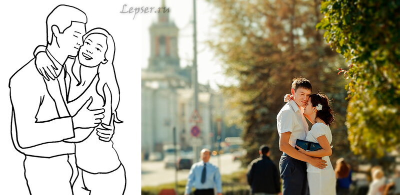 Фотосессия Love Story (40 поз)