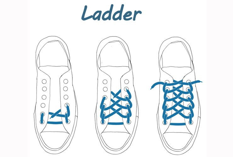 Шнуровка кроссовок варианты с 6 дырками мужские пошаговая инструкция