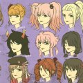 Новая мода - волосы аниме-девушек