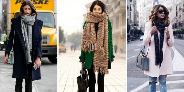 Как красиво носить шарф: модные образы с шарфом 2020-2021 года - фото