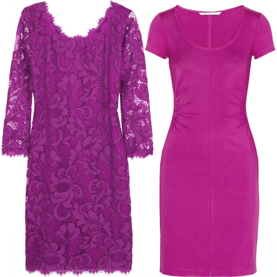 фиолетовые платья 2014