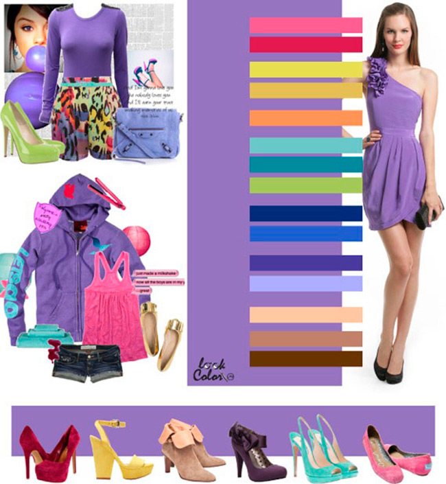 44 цветовых сочетаний в одежде для женщин
