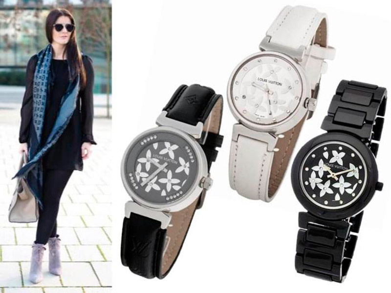 Стильные женские часы и их сочетание с одеждой