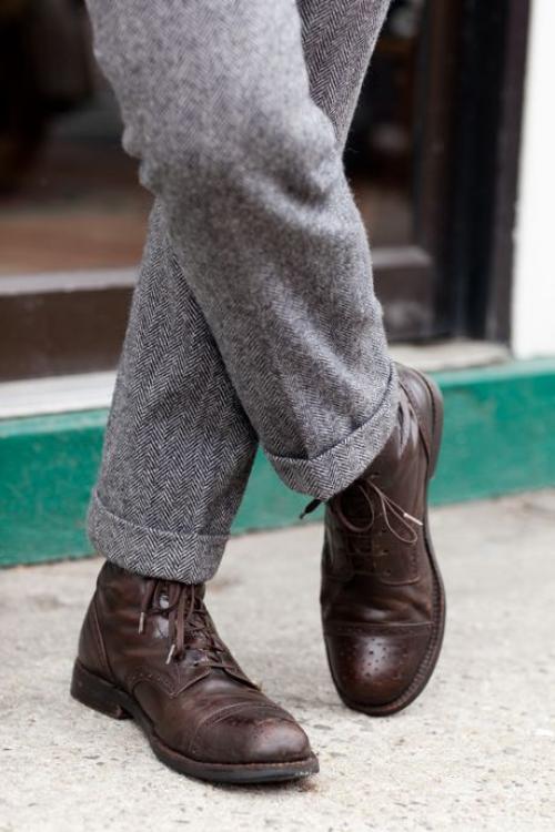 Твидовые брюки женские с чем носить. Женский модный образ с твидовыми брюками 06