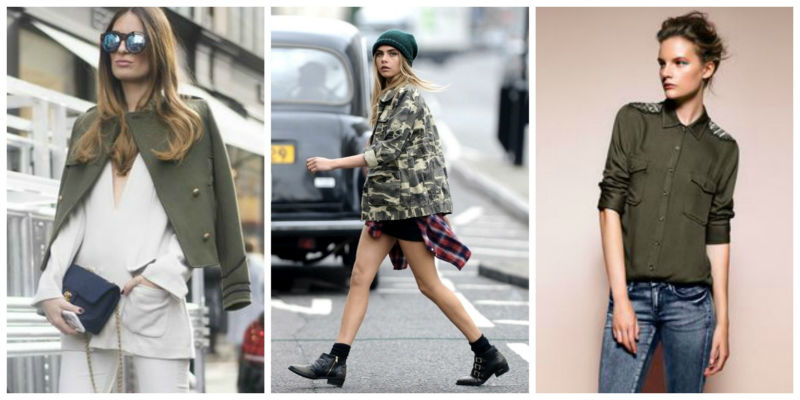 Одежда в стиле милитари – модный способ быть оригинальной