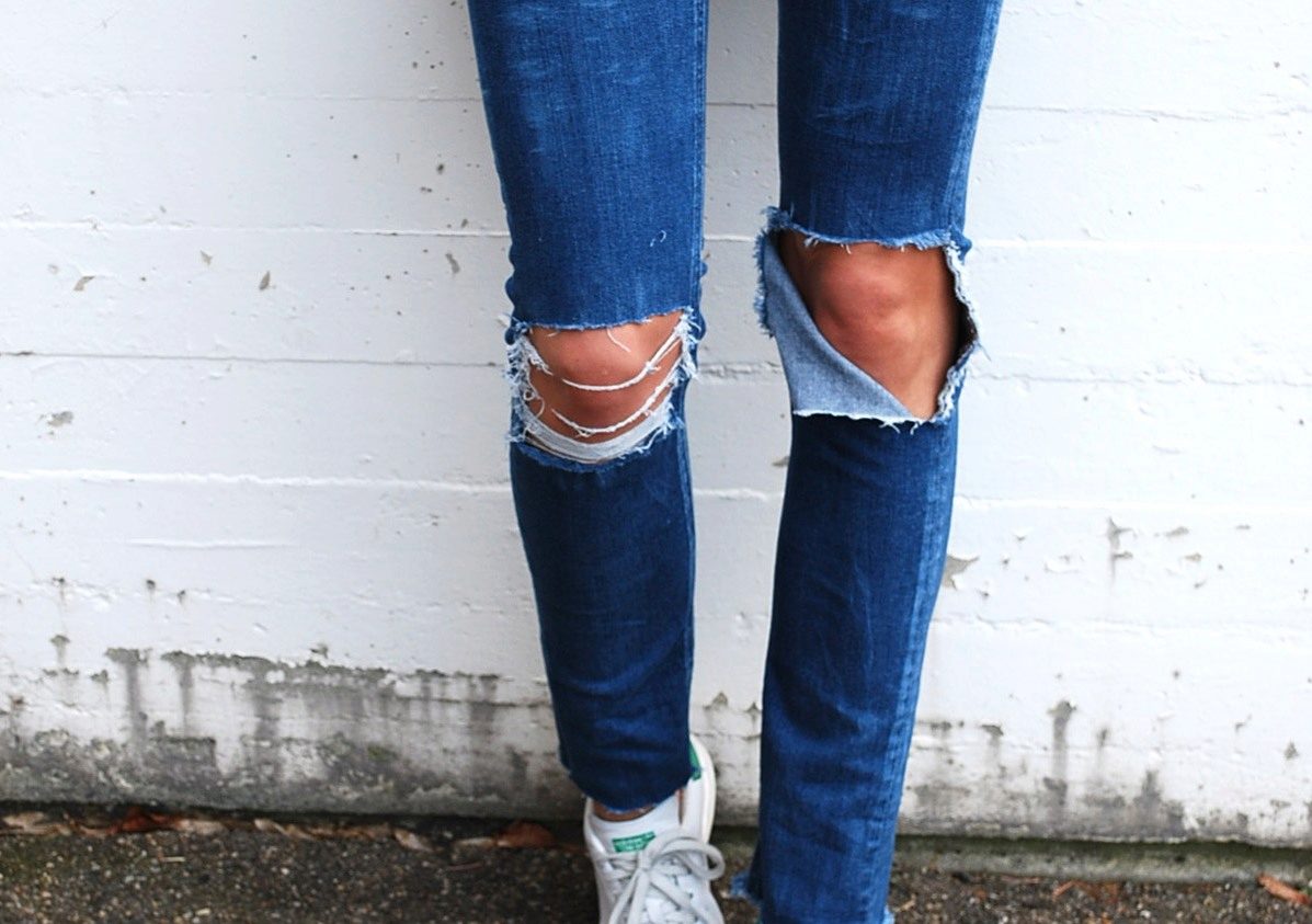 Как красиво порезать джинсы