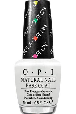 Основа для ярких оттенков лака «OPI Natural Nail Base Coat- Put a Coat On!»