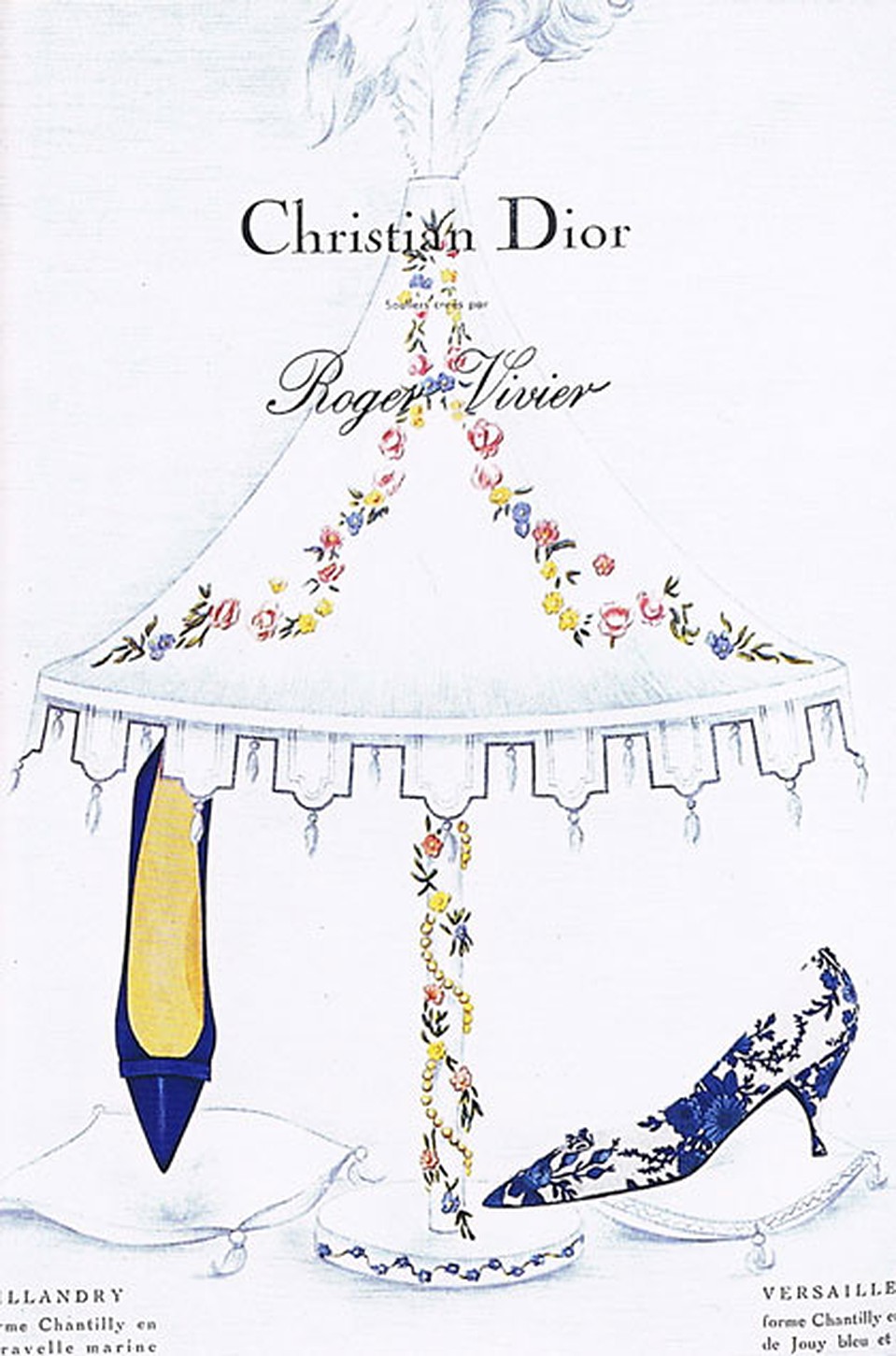 Christian Dior/ Roger Vivier реклама, 1960 