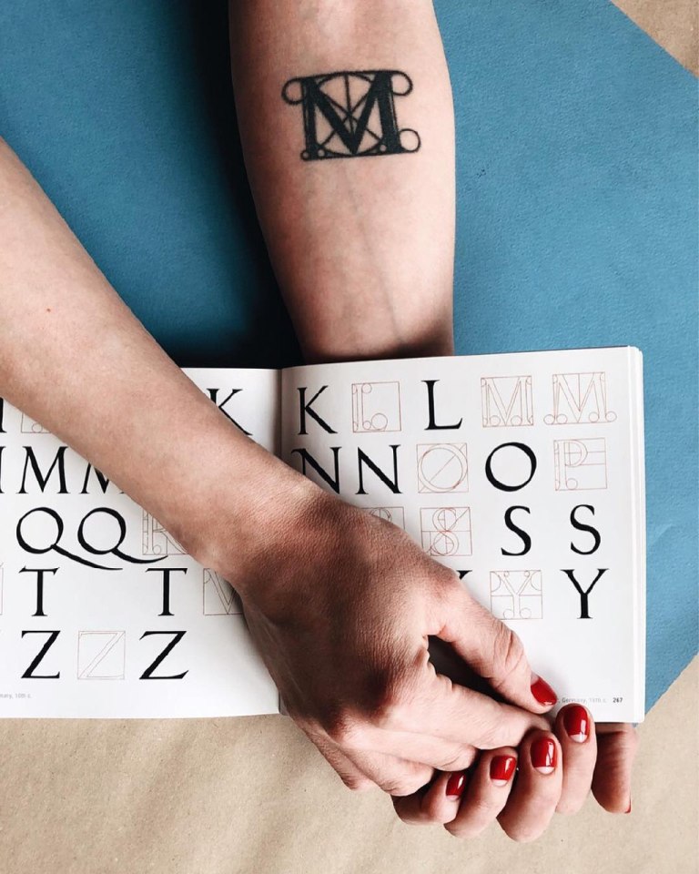 буквы для татуировок