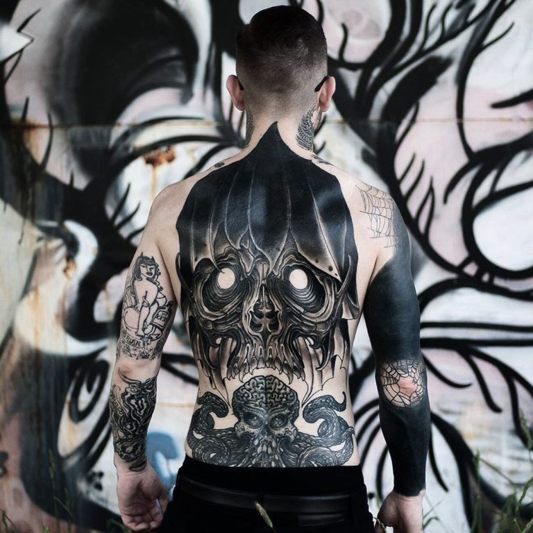 татуировки смерть с косой